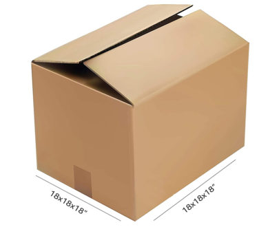 buy Double Wall Cardboard Boxes 18x18x18 inches